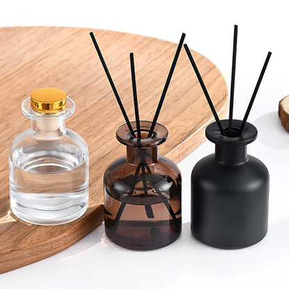 1Pcs 50Ml/100Ml Home Mini Bottles Gift Wedding Decoration Fireless Rattan Volatile Aromatherapy Essential Oil Glass Empty Bottle