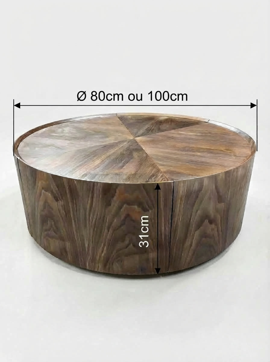 Table basse ronde moderne