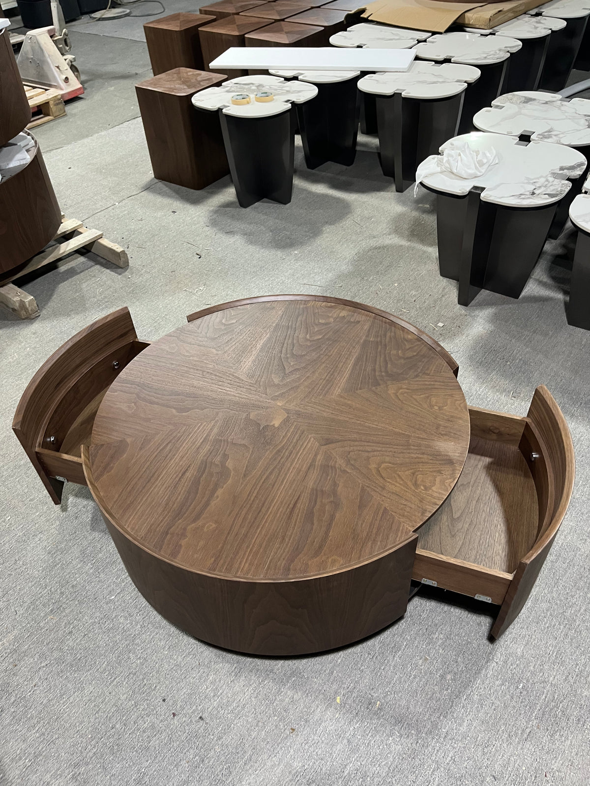 Table basse ronde moderne