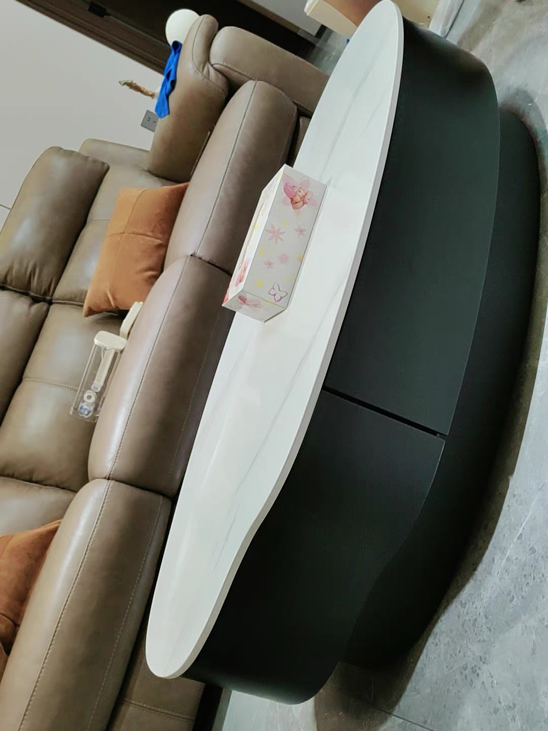Table basse en dalle de pierre