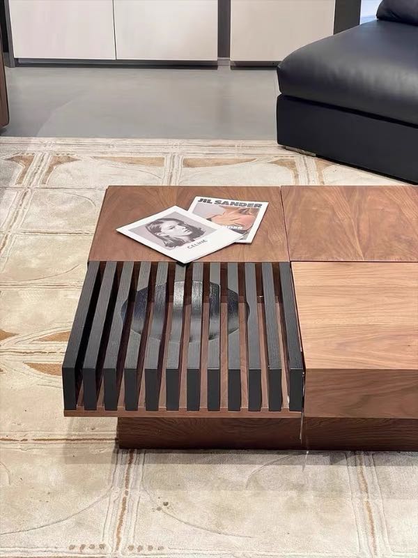 Table basse télescopique carré